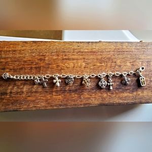 Brighton eternity cross charm bracelet